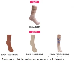 Women's socks- winter collection for women.