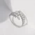 Import 2023 New Fashion Women Stainless Steel Gold Ring Cheap Price Open Steel Rings for Women from China