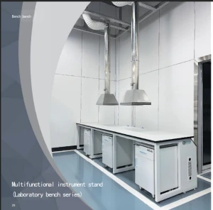 Multifunctional Laboratory Instrument Stand with Utility Integration
