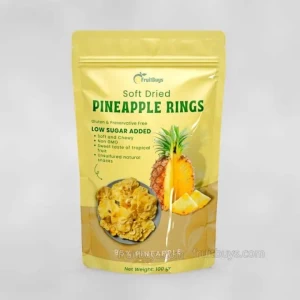 Dried Pineapple ring vegan healthy snacks factory in Vietnam