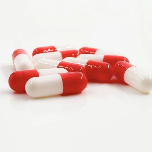 2# Pure Red and White HPMC Vegetarian Capsules