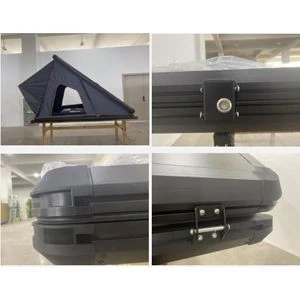 Waterproof Triangular Tent Box Rooftop Aluminum Hard Shell Car Roof Top Tent