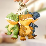 Mini Dinosaur Toy Keyring Pendant