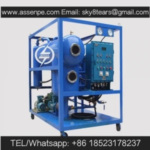 EXPLOSION-PROOF BT4/CT4 VACUUM LUBE OIL FILTER MACHINE,LUBRICATING OIL PURIFICATION SYSTEM