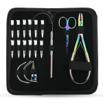 Professional Hair Extension Tool Kit – Complete Set with Plier, Clips, Needles & Loop Tool