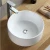 Import China Wholesale Fancy Round Ceramic Wash Basin Sink Customized Bathroom Countertop Sinks from China