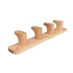 Wooden clothes hooks