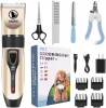 Wholesale Custom Logo USB Pet Clippers Usb Electric Nail Hair Dog cat Grooming Products Pet Trimmer Set kit shaver