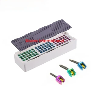 Buy Polyaxial Pedicle Spine Screw Set – Titanium Alloy, Color-coded ...