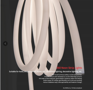 360° Beam Angle&Side Bending Design Neon Flex