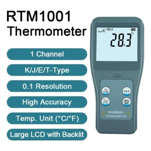 1 Channel Thermocouple Thermometer RTM-1001