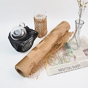 Best sale kraft cushion paper for packaging custom biodegradable honeycomb wrapping paper