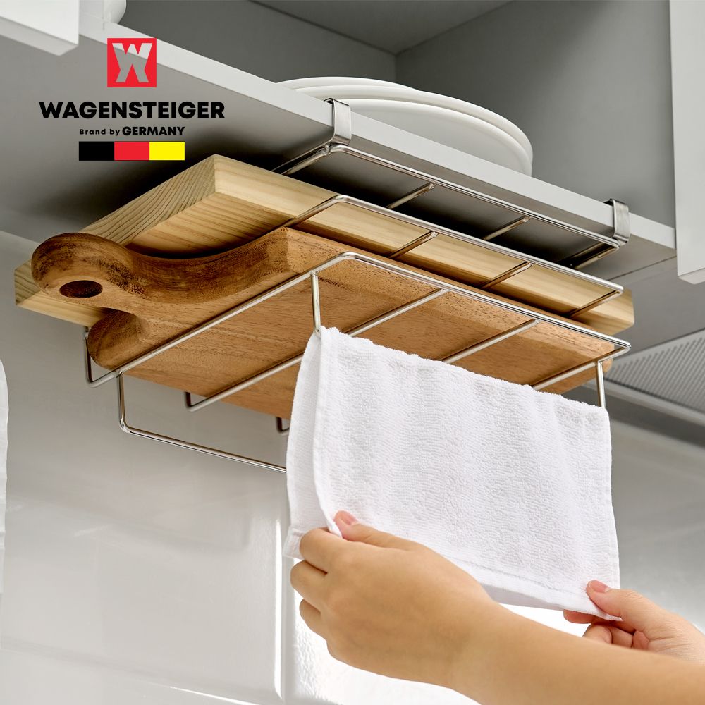 Buy 3-tier Adjustable Kitchen Tool Rack With Hook, Stainless Steel ...