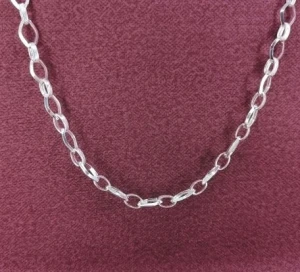 Men’s Sterling Silver 925 Hollow Chain High Quality and Durable