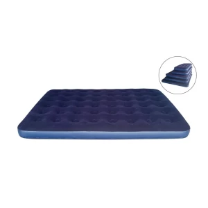 Inflatable Pillow Rest Classic Airbed With Built-in Pillow Tent Camping Air Mattress Bed