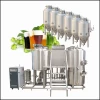 Food Grade 3 Vessel 10hl Brewery Equipment with full automatic control system