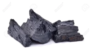 Charcoal made from hardwoods