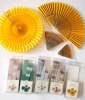printing color fan and packaging box for christmas  and party decorations
