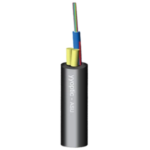 Asu Optical Fiber Cable with Rip Cord Glass Fiber Reinforced FTTH Type for Networking and Aerial Applications MOQ 1km