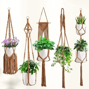Macrame Plant Hanger for Holding Pot