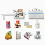 Pillow-Type Heat Shrink Bagging Film Sealing Machine for Bottle Food Daily Necessities Goods PE Film Packaging Machine