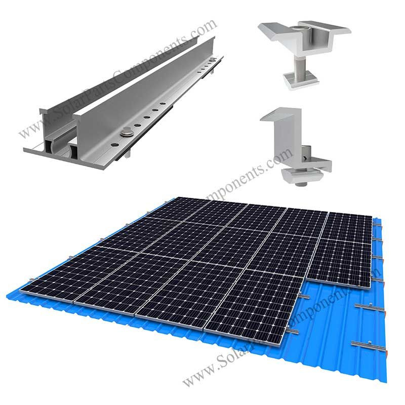 Buy Trapezoidal Metal Roof Solar Short Rail from Xiamen Top Best Tech ...