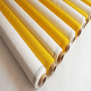 Free Shipping! Silk Screen Textile Mesh Fabric in Polyester Fabric 77T 48um with 165cm Width