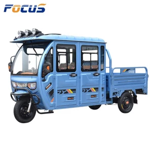 Multi Functional 250CC Cargo Tricycle, rear drive axle,  Hydraulic Double Spring Shock Absorber, Strong Loading Tricycl