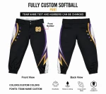 Custom Sublimated Softball Pants for Ultimate Comfort and Style