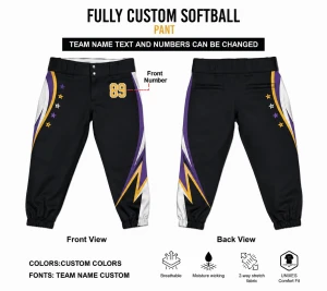 Custom Sublimated Softball Pants for Ultimate Comfort and Style
