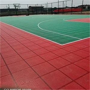 Customized outdoor 30 * 50 foot durable basketball and tennis court tiles for backyard use