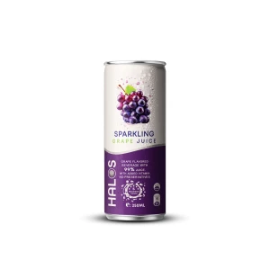 Halos/OEM Sparkling Fruit Juice Drink Grape Flavor In 330ml Canalos Pineapple flavor drink in Aluminium can