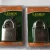 Import alike key stainless steel strong cylinder key door padlock from China