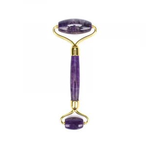 YLELY - 100% Natural Purple Amethyst Facial Roller Wholesale