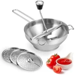OEM/ODM  Stainless Steel Manual Food Mill Grinder for Puree, Mashed & Jams