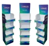 Lightweight & Easy-Assemble Cardboard Display Racks for Supermarket