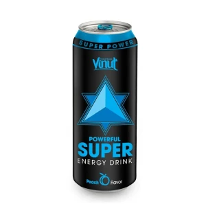 500ml Powerful Super Energy Drink With Peach Flavor VINUT Free Sample, Private Label, Wholesale Suppliers (OEM, ODM)