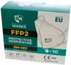 FFP2 Disposable Respirator Protective Face Mask 5 Layer Filtration System >95% (Carton of 10)