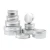 Import 1 oz tin cans 10 ml 100 ml cosmetic jar 100g aluminium container 100cc metal jar 100ml silver aluminum jar with lid from China