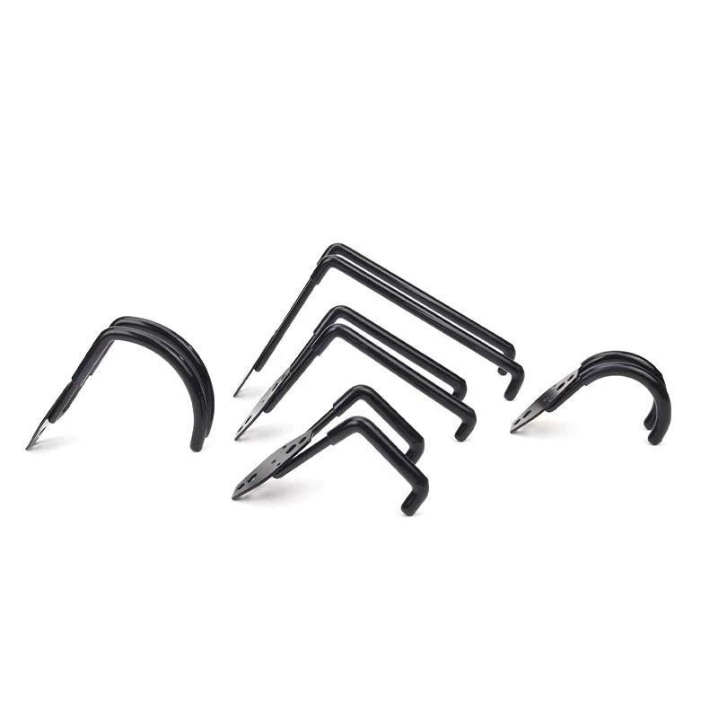 Buy 10 Pack Utility Black Metal Hooks Wall Mounted Coat Hooks Rack For