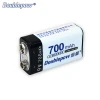 100% Full Capacity 700mAh Lithium ion Battery 9V for Smog Detector Multimeter