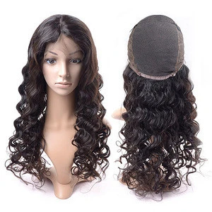 100% Natural human hair wigs for black women,wholesale brazilian human hair full lace wig,silk base full lace wig with baby hair