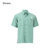 100% Polyester mens upf fishing shirt quick dry fishing wear