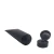Import 100Ml Soft Squeeze Black Plastic Cosmetic Tube With Black Flip Cap from China