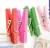 Import 100pcs/pack Random Mini Colored Spring Wood Clips Clothes Photo Paper Peg Pin Clothespin Craft Clips Party Decoration from China