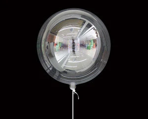 10/18/24/36inch PVC Plastic Bobo Balloon Clear Transparent Round Shape Bubble Balloons For Birthday Party Decoration