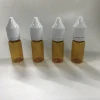 10ml  pet plastic Amber E-liquid bottle with temper evident children resistant cap
