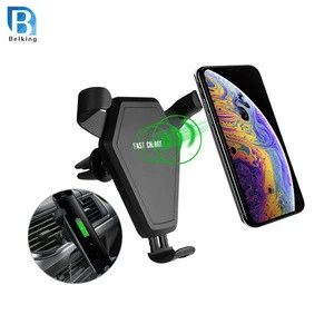 10W Wireless Car Charger Wireless Charger Car Phone Mount Car Mount Wireless Fast Charger with Air Vent