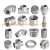 Import 1/2" DN15 Precision casting 304SS 316SS stainless steel union double inner thread coupling internal thread female union from China
