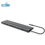 12 In 1 Custom OEM USB Type-c Hub Type C Docking Station Data Transfer Docking Station For Laptop